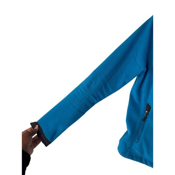 REI Fleece Jacket Women's Blue Full Zip Outdoor Hiking Gorp Cozy Soft Medium - Picture 6 of 12